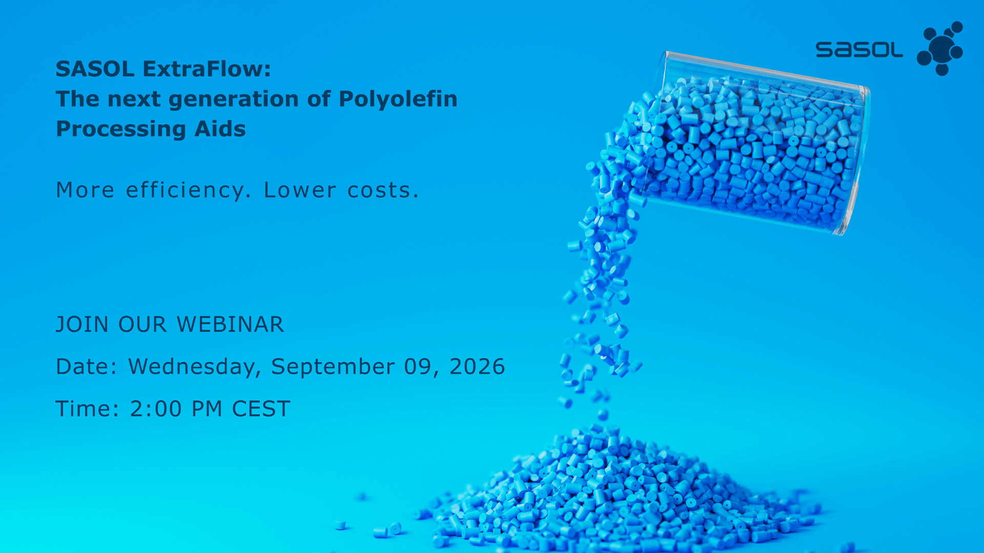 Webinar: SASOL ExtraFlow – The next generation of Polyolefin Processing Aids
